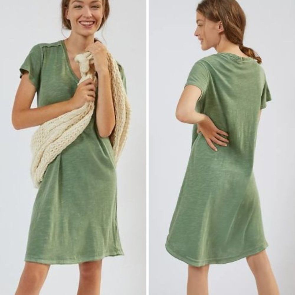 NWT Anthropologie Helle Mini Tee Dress | XS